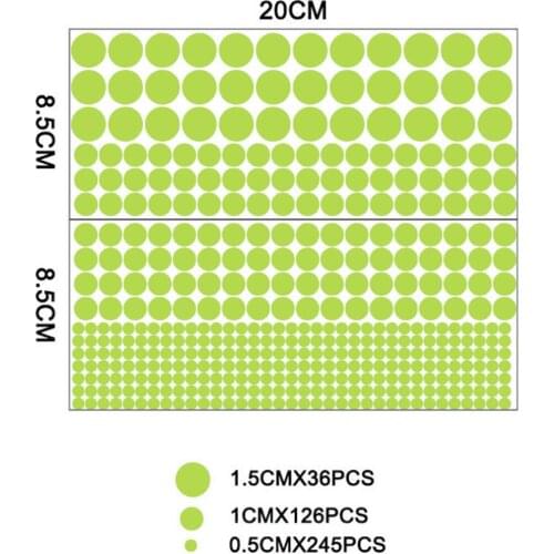 Dark Moon Star Wall Celing Luminous dots stars sun combination fluorescent stickers luminous switch stickers wall stickers