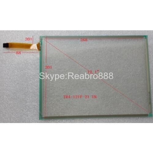 TR4-121F-21 12 Inch industrial touch glass 268mm*201mm