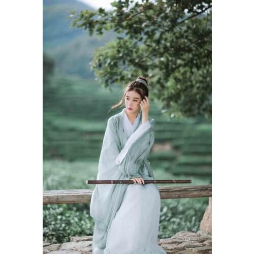Chinese Traditional Dress Hanfu Women Summer Dress Fantasia Female Cosplay Costume Vintage Hanfu Outfit For Lady Plus Size 2XL
