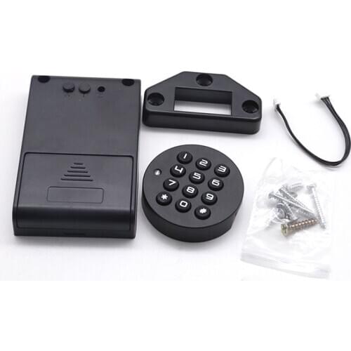 Smart Lock Magnetic Cabinet Lock Digital Password Combination Circular Round Drawer Lock for Furniture Electronic Lock