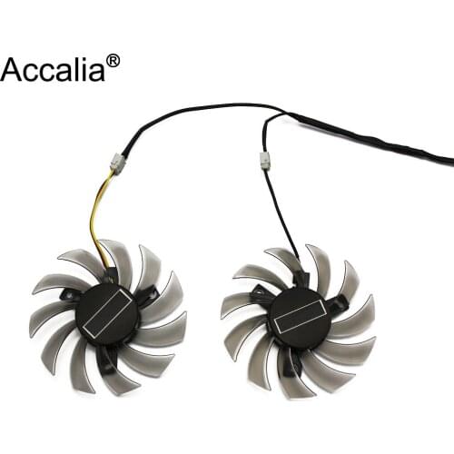 T128010SM 75mm 3Pin/2Pin Cooler Fan Replace For Gigabyte GTX580 GTX670 560TI R9 280X HD5870 5770 N470SO N580UD Graphics Card