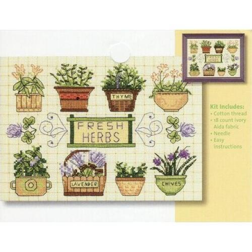 WY Top Quality Lovely Counted Cross Stitch Kit counted embroidery cross stitchDIM 73497 Fresh herb