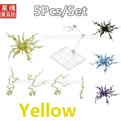Yellow Lightning Special Effects Model Demon Slayer Action Figure Agatsuma Zenitsu DIY Scene Decoration Special Effects Toys