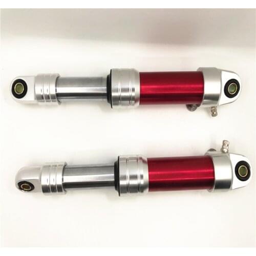 2pcs new 320mm Shock Absorber Absormotorcycle Rear for Honda Yamaha suzuki kawasaki Scooter Red +Silver