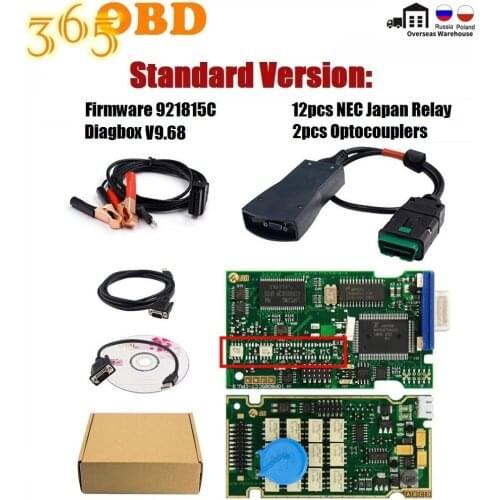 5Pcs/lot Lexia 3 Full Gold Chip 921815 Diagbox V9.68 Lexia3 PP 2000 OBD2 For C-itroen/P-eugeot Car diagnostic Auto Scanner Tool