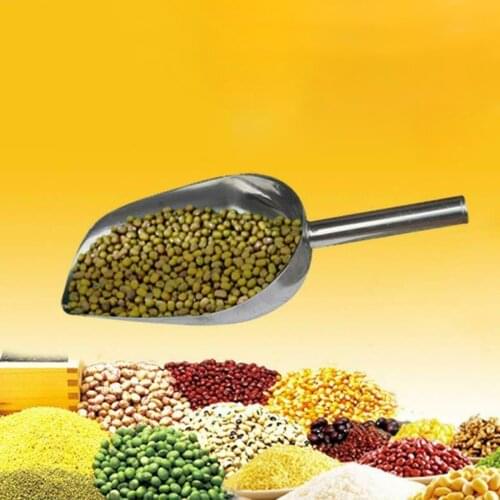 6 Sizes Stainless Steel Ice Scoop,Metal Food Candy Scoop Ice Scoop for Kitchen Bar[2]