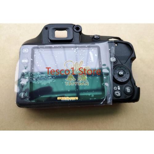 98%NEW Original For Nikon D3400 Back Cover Rear Cover w/ LCD Card Door Assembly Repair