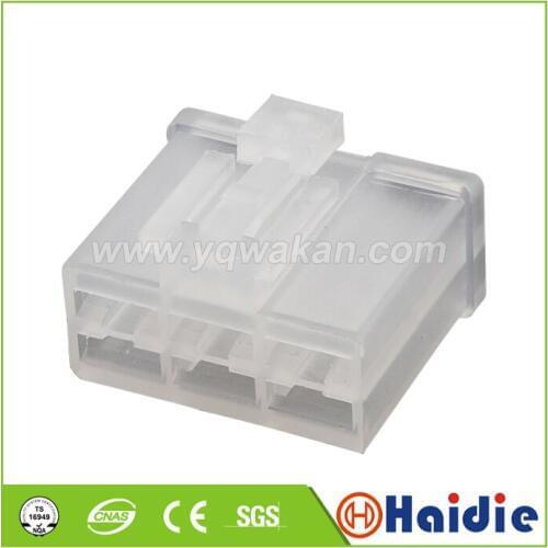 Free shipping 5sets 6pin plastic housing plug auto wiring harness cable unsealed connector