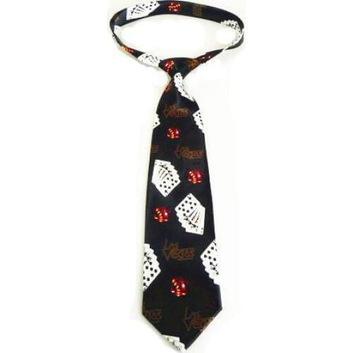 Free Shipping Card Pattern Tie - Black, Magic Trick,Fun Magic,Stage,Close Up,Illusions,Magic Accessories,Gimmick