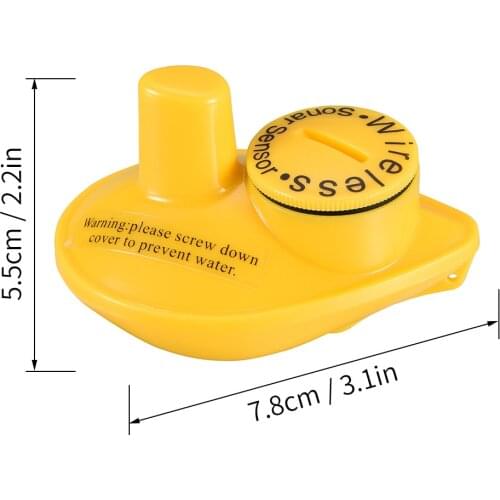 45M Water Depth Wireless Remote Sonar Sensor Fishing Finder Transducer Fishing Accessories Fishing Tackle
