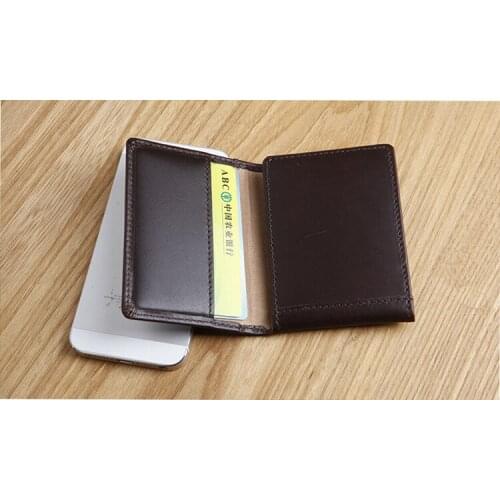 2021 Mens Leather Credit Card Multi Card Holders Bank Card Case Traval Card Case