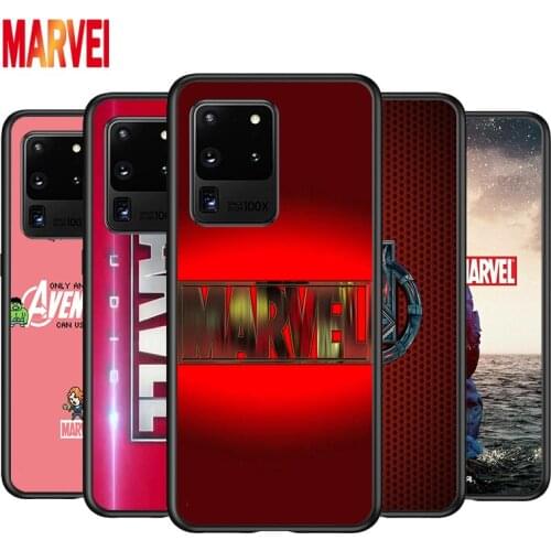 Marvel Avengers Logo For Samsung Note 20 10 8 9 M02 M31 S M60S M40 M30 M21 M20 M10 S F62 M62 M01 Ultra Pro Plus Phone Case