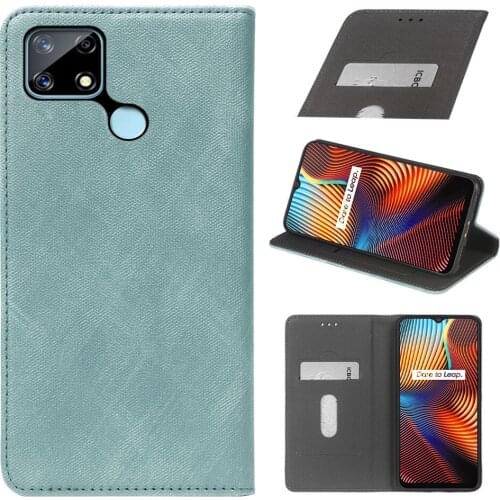 ITien TPU Protection Durable Flip Genuine Leather Cover Phone Case For Realme 7i Global Narzo 30A 30 5G X7 Pro Ultra Wallet Etui