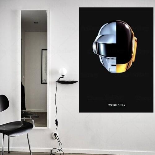 Daft Punk Canvas Poster And Print Wall Art Picture Painting Home Bedroom teen Decor character