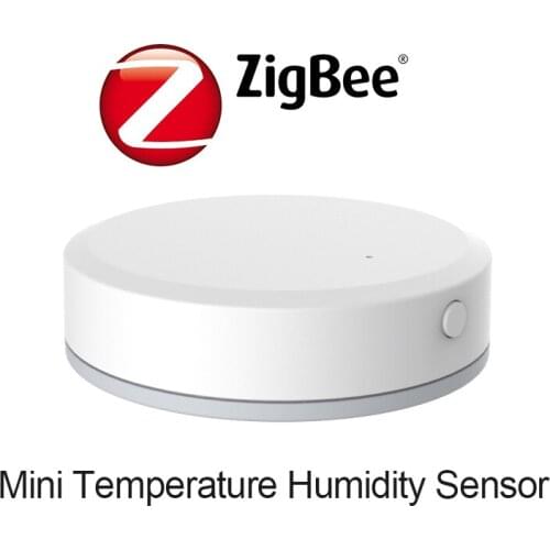 Tuya ZigBee Temperature Humidity SensorMini Built-in Battery Smart Life APP Smart Home Building Automation LCD Screen Display