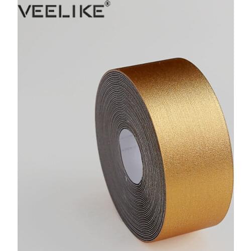 Home Decor Waist Line Waterproof Gold Silver Black Gap Sealing Foil Tape Self Adhesive Strip Stairs Skirting Floor Wall Stickers
