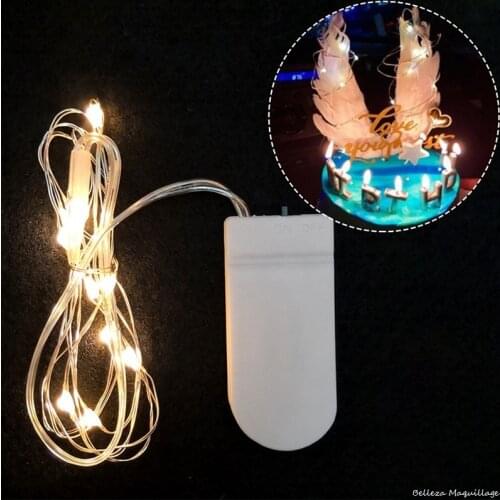 1PC 1M Copper Wire LED String lights Holiday lighting Fairy Garland For Christmas Tree Wedding Party Cake Decoration