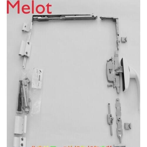 Germany Imported Norto Roto Broken Bridge Aluminum Doors and Windows Window Parts Flat Open Upper Suspension Inner Open Inner