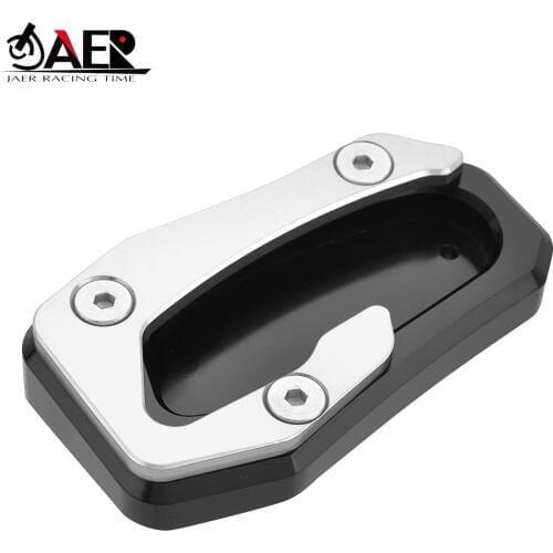 JAER CNC Kickstand Side Stand Enlarge kickstand pad For Yamaha Tmax 530sx Tmax530 dx 2017 2018
