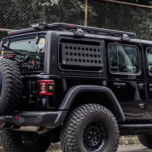 Side window armor one pair JL1186 for jeep JL wrangler 2018+ Aluminum Alloy lantsun