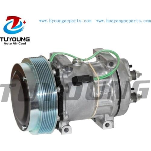 SD 7H15 4250 Car Ac Compressor For Caterpillar Off-Road Volvo Freightliner 324-9711 3249711 270124760