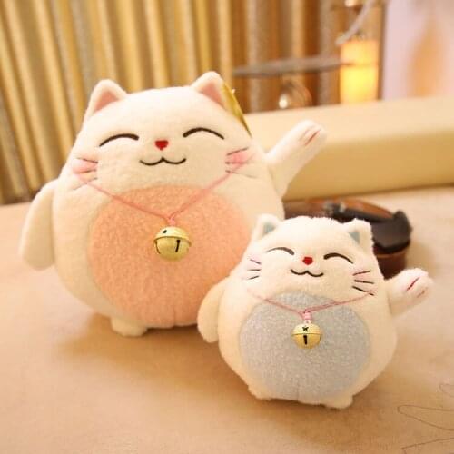 Cartoon Lovely Recruit Money Cat Dolls Kitty Lint Toys Panda Doll Vehicle Cloth A Doll Pillow Activity Gift