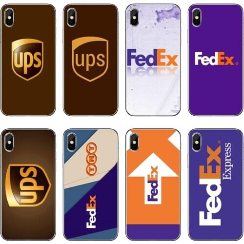 Soft Phone Case For Samsung Galaxy M30 A70 A60 A50 A40 A30 A10 A9 A8 A6 J8 J4 J6 Prime Plus 2018 express TNT UPS pattern