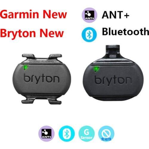 2020 New For Garmin & Bryton ANT+ & Bluetooth Bike Speed Cadence Sensor Heart Rate Cycling parts For GPS Bicycle Computer Edge