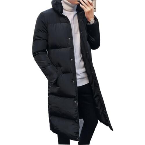 Rebicoo Men's Long Parkas