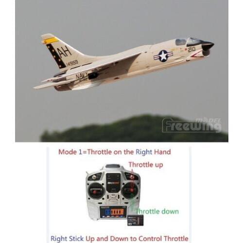 RTF Freewing 64mm F8E CRUSADER RC Jet Toy Good For Beginner