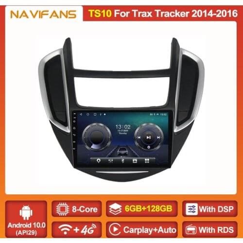 6G RAM 128G ROM Android 11 DVD Stereo Receiver Radio For Chevrolet Trax Tracker 2014-2016 Navigation Multimedia Car-Video Player