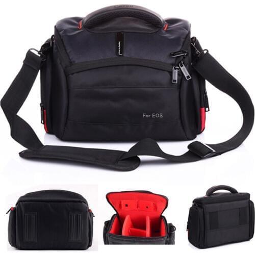 Shockproof Camera Bag for Canon EOS 200D 700D 750D 760D 80D 70D 1200D 1300D Kiss X9i t5i T3I 60D 7D 6D 5DII DSLR shoulder pouch