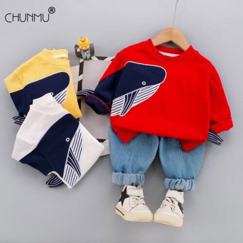 Spring Autumn Baby Girls Clothes Children Fashion O-neck T-shirt + Pants 2Pcs/Sets Casual Toddler Boys Costume Kids Outfit