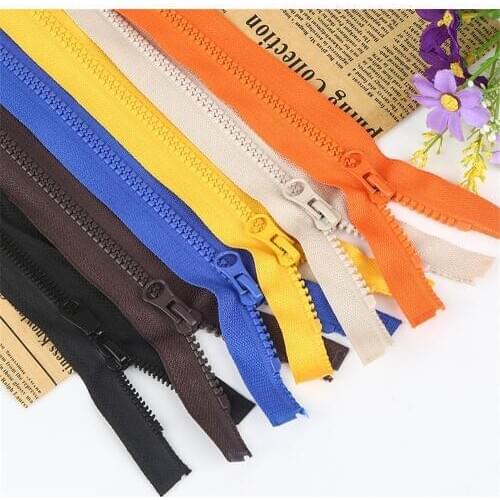 2pcs/lot 70cm No.5 resin open end zippers for kids clothing zips for clothes jacket zipper for bags tailor sewing accessories