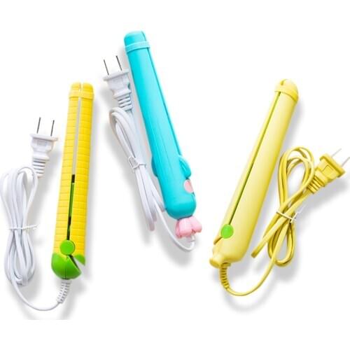 2 in 1 Hair Curler Straightener Flat Iron Hairs Straightening Corrugated Tong Blower Hair Curler Styling Tool Accessories