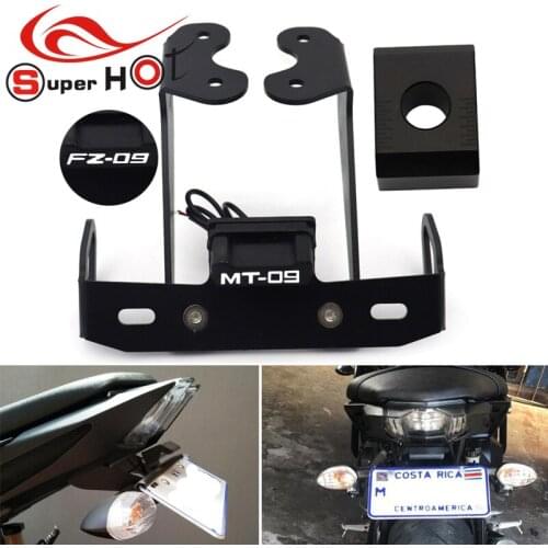 Motorcycle Accessories License Plate Holder Frame Bracket for YAMAHA MT09 FZ09 SP MT 09 FZ 09 MT-09 FZ-09 2017 2018 2019 2020