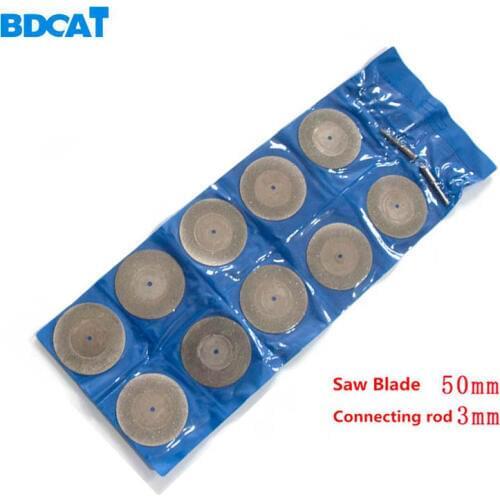 10pcs 50mm Cutting Disc Diamond grinding Wheel Disc Circular Saw Blade Abrasive Mini Drill Dremel Rotary Tool Accessories