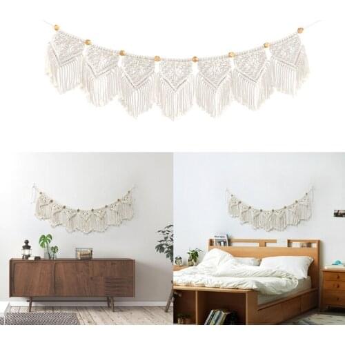 Bohemian Banners Macrame Wall Hanging Tapestry Living Room Bedroom Wall Decoration Woven Tapestry Crafts Home Decor