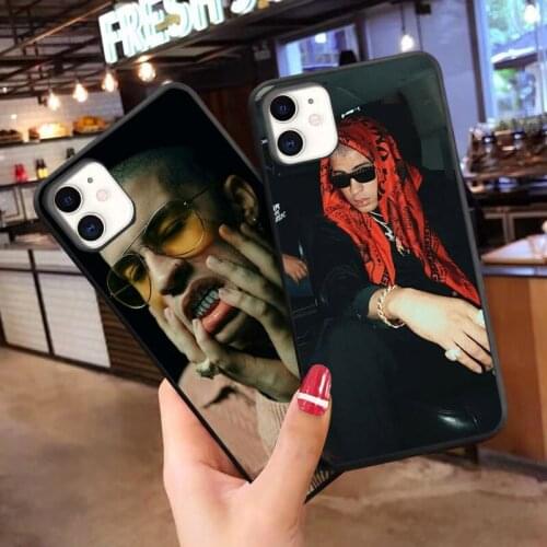 POP Hip Hop Rapper Bad Bunny TPU black soft phone case for iPhone 11pro max 7 8 6S Plus XS XR 12mini 12pro max SECover