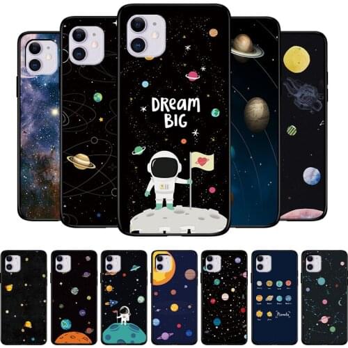 Case For iPhone 12 Case Luxury Starry sky Tempered Glass Phone Back Cases Cover For iPhone 12 Pro Max 12Pro 12 Mini Coque Capa