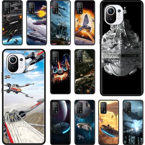 Hip Wars Star Case For Xiaomi Mi 10T Pro 9T Note10 Lite 11 10 5G 9 SE A2 8 CC9 CC9E Black Soft Cover Capa