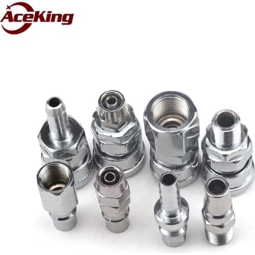 Air compressor hose air pump joint adopts iron type C quick joint /SPF/SPM/SPH/PP/ sp30/40, with self-locking intubation