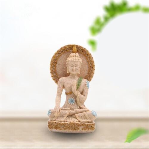 Resin Craft Buddha Figurine Sandstone Statue Sculpture Thailand Hindu Fengshui Home Decor Ornaments Statues for Decoration Gift