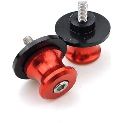 For Aprilia RSV 4/R 09-14/ EVT 1200 Caponord 13-14/ Tuono V4R Motorcycle CNC Aluminum Swingarm Spools Slider Stand Screws M6