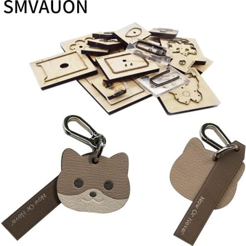 Metal Cutting Die Wood Die Cutting Accessories Diy Wooden Die New Cartoon Cute Kitten Wooden Knife Mold