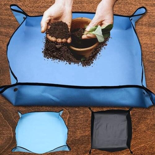 Gardening Plant Change Pad Waterproof Anti Dirty Thicken Basin Mix Soil Flower Land Pad Reusable Transplanting Pot