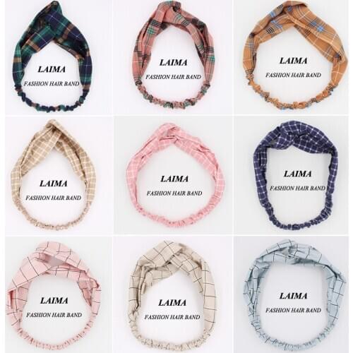 Lateefah Bohemian Hair Bands Print Headbands Vintage Cross Turban Bandage Fashion Women Bandanas HairBands Hair Accessories