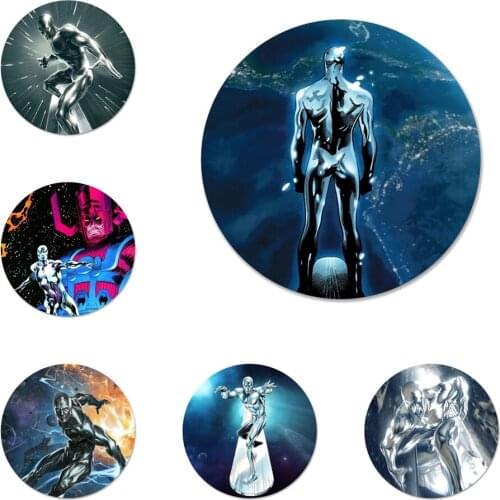 Silver Surfer Icons Pins Badge Decoration Brooches Metal Badges For Clothes Backpack Decoration