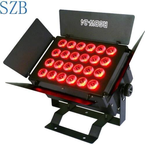 SZB 24pcs*12W RGBW 4in1 LED Wall Washer Light Stage Wall Washer Equipment/SZB-WL2412