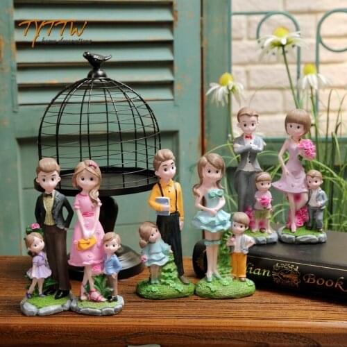 A Warm Family Of Four Home Furnishings Cabinet Study Decorations Wedding Gifts Home Decoration Accessories Home Decor Home Deco
